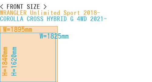 #WRANGLER Unlimited Sport 2018- + COROLLA CROSS HYBRID G 4WD 2021-
